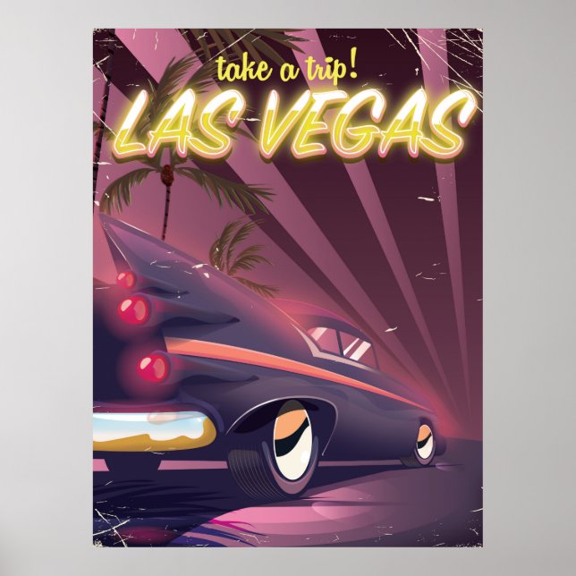 Las Vegas Classic Reiseplakat Poster (Vorne)