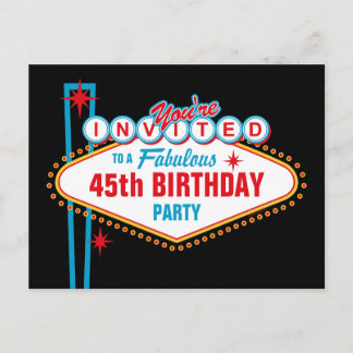 Las Vegas Custom Einladung