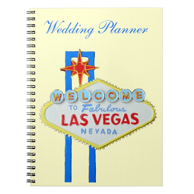 Las Vegas, das Planer Wedding ist Notizblock (Vorderseite)