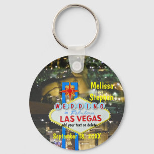 Las Vegas, das Streifen-Ansicht Wedding ist Schlüsselanhänger