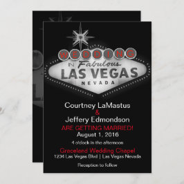 Las Vegas Destination Mariage Invitation