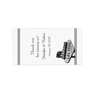 Las Vegas Destination Mariage Lip Balm Étiquette