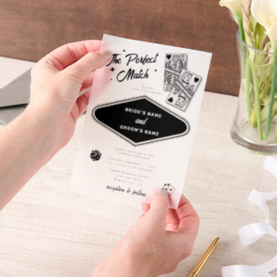 Las Vegas Destination Perfect Match Wedding Black