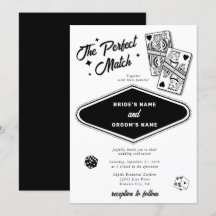 Las Vegas Destination Perfect Match Wedding Black