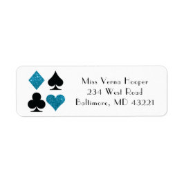 Las Vegas Destiny Wedding Malibu Blue Glitzer