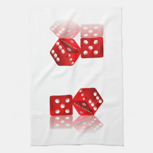 Las Vegas Dice Geschirrtuch