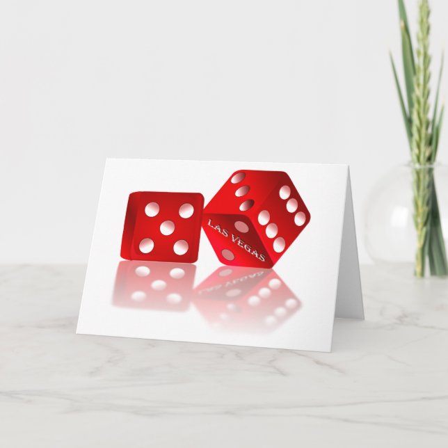 Las Vegas Dice Karte (Vorderseite)