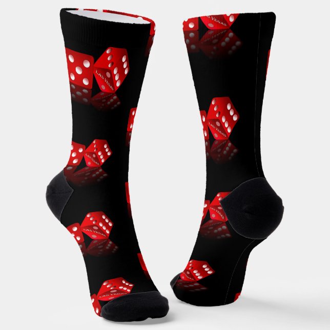 Las Vegas Dice Socken (Gewinkelt)