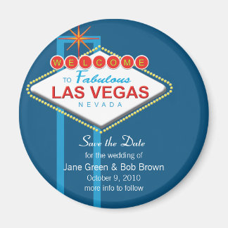 Las Vegas Économisez La Date Magnet