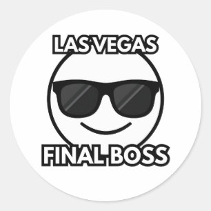 Las Vegas Endgegner Cool Emoji Sticker