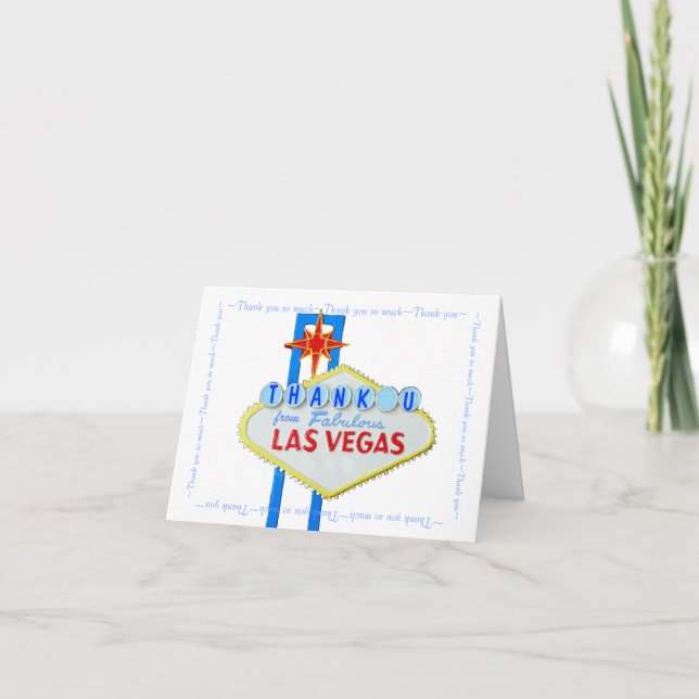Las Vegas épousant des notes de Merci (Devant)