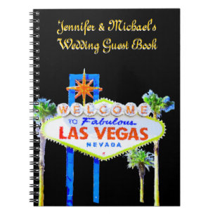 Las Vegas épousant le livre d'invité