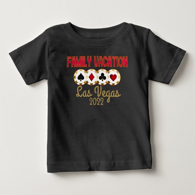 Las Vegas Familienurlaub Gruppe Matching  Baby T-shirt (Vorderseite)