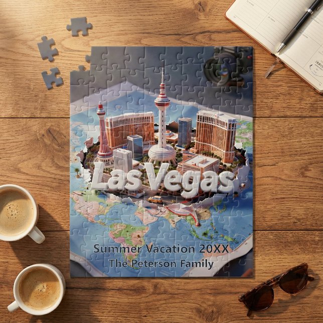 Las Vegas Family Vacation 3D Trip Souvenir Jigs (Von Creator hochgeladen)