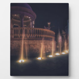 Las Vegas Flamingo Hotel Fountain Architektur Fotoplatte