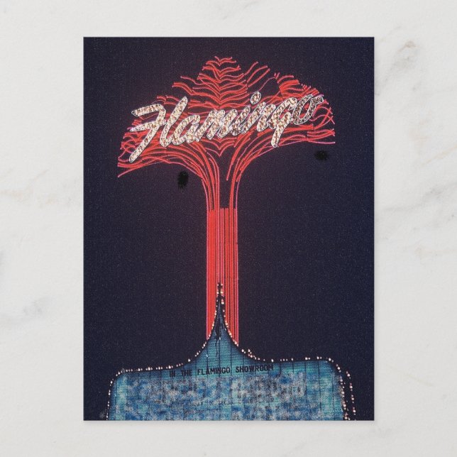 Las Vegas Flamingo Hotel Postkarte (Vorderseite)