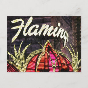 Las Vegas Flamingo Postcard Postkarte