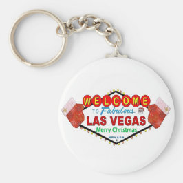 Las Vegas Frohe Weihnachten und Mittens Keycha Schlüsselanhänger