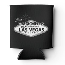 Las Vegas Gastgeschenk Hochzeit Custom Can Cooler