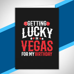 Las Vegas Geburtstag - Glücklich in Vegas sein Karte
