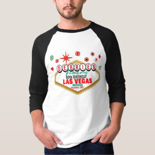 Las Vegas Geburtstagsparty Anpassbare Matching T-S T-Shirt