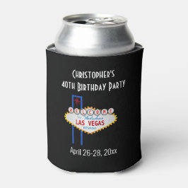 Las Vegas Geburtstagsparty Trip Favor Can Cooler Dosenkühler