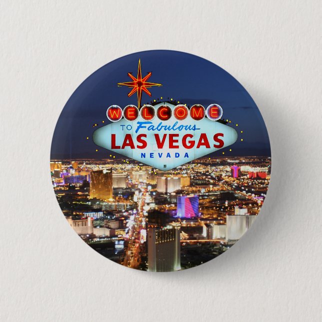 Las Vegas Geschenke Button (Vorderseite)