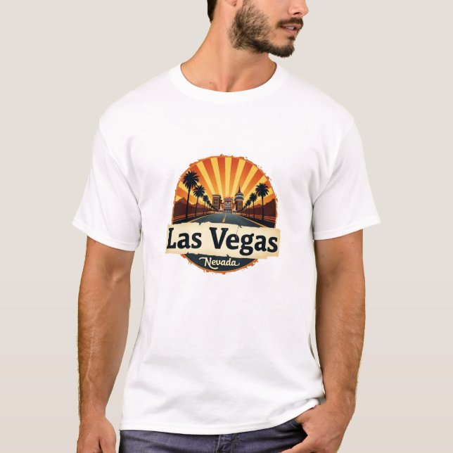 Las Vegas Geschenkidee T-Shirt (Vorderseite)