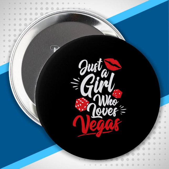 Las Vegas Girls Trip - Girl I Lieben Vegas Button (Von Creator hochgeladen)