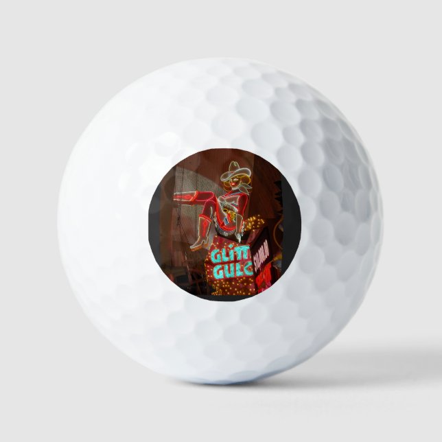 Las Vegas Glitzer Gulch Golfball (Vorderseite)