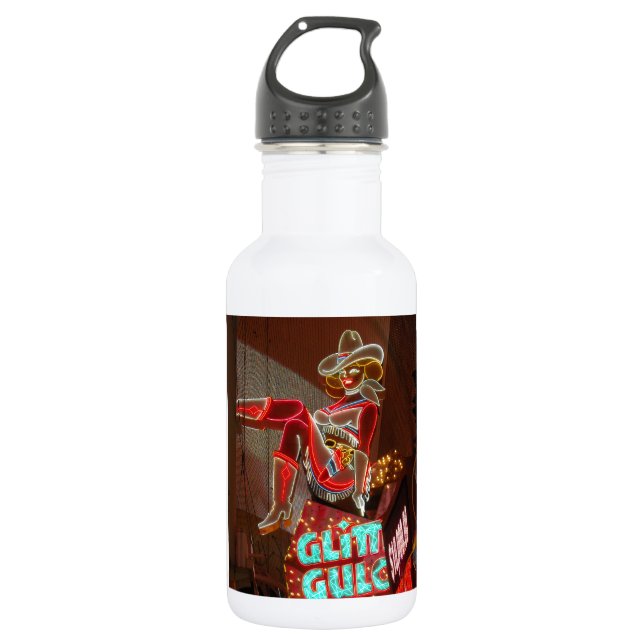 Las Vegas Glitzer Gulch Trinkflasche (Vorderseite)