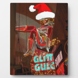 Las Vegas Glitzer Gulf Weihnachten Fotoplatte