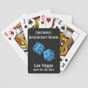 Las Vegas Glücksspiel-Junggesellenabschied-Trip-An Spielkarten