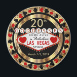 Las Vegas Goddess Poker Chip Design Magnet<br><div class="desc">Magnet. Benötigen Sie Änderungen oder eine andere Farbe... Mailen Sie mir einfach! Las Vegas Poker Chip Design. Mit tiefem Rot, Gold und Schwarz Design. ⭐ Dieses Produkt ist zu 100% benutzerdefinierbar. Grafiken und/oder Text können hinzugefügt, gelöscht, verschoben, verändert, verändert, gedreht usw... 99% meiner Designs in meinem Shop sind in "LAYERS"...</div>