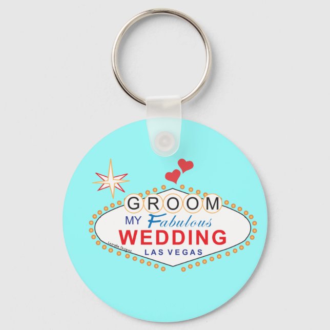 Las Vegas Groom Schlüsselanhänger (Vorderseite)