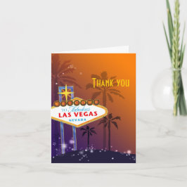 Las Vegas Hochzeit in Urlaubsort Danke, Karte