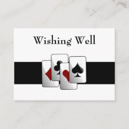 Las Vegas Hochzeit wünscht gute Karten