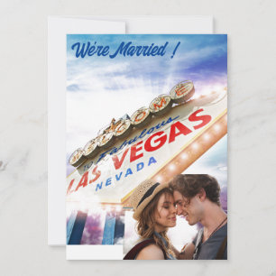Las Vegas Hochzeitsankündigung Ankündigung