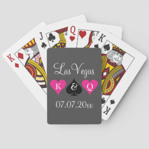 Las Vegas Hochzeitsfeier bevorzugt Kartenspiele Spielkarten