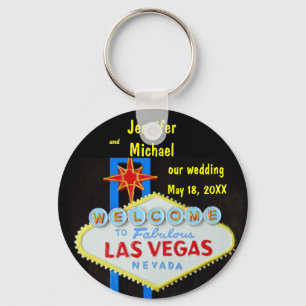 Las Vegas Hochzeitstag Schlüsselanhänger