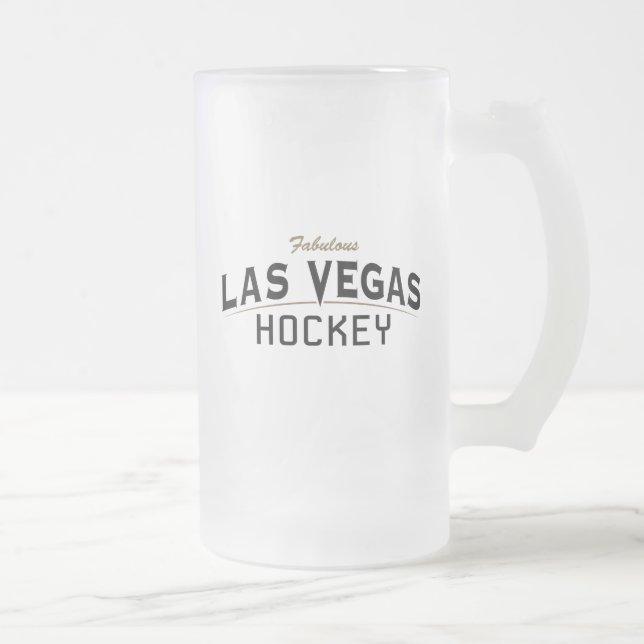 Las Vegas Hockey Frosted Glass Mug (Droit)