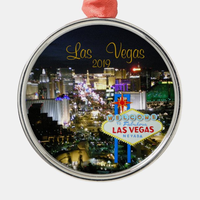 Las Vegas Holiday Ornament Roter Bogen (Vorne)