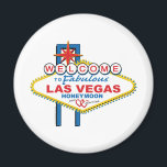 Las Vegas Honeymoon Magnet<br><div class="desc">Las Vegas Honeymoon Design</div>