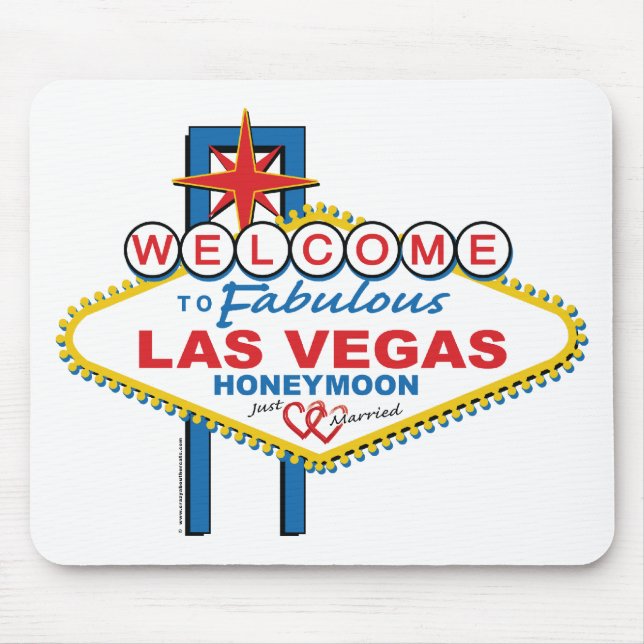 Las Vegas Honeymoon Mousepad (Vorne)