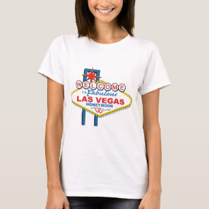 Las Vegas Honeymoon Retro T-Shirt