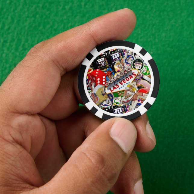 Las Vegas Icons Pokerchips (Hand)