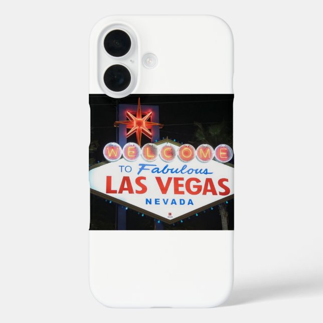 Las Vegas, iPhone 16 Hülle 🤳 (Rückseite)