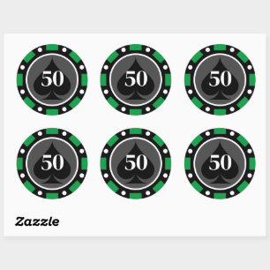 Las Vegas jeu casino de poker puces stickers