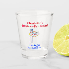 Las Vegas Junggeselinnen-Abschied Fvor Girls Trip Schnapsglas