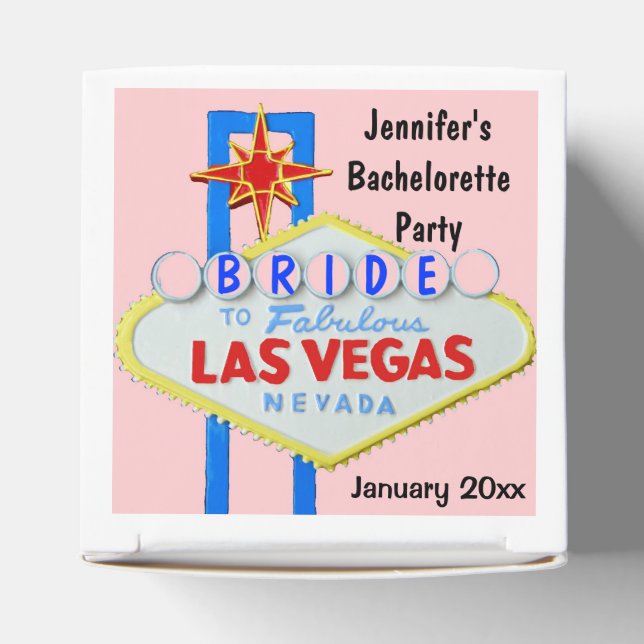 Las Vegas Junggeselinnen-Abschied Geschenkschachtel (Oben)